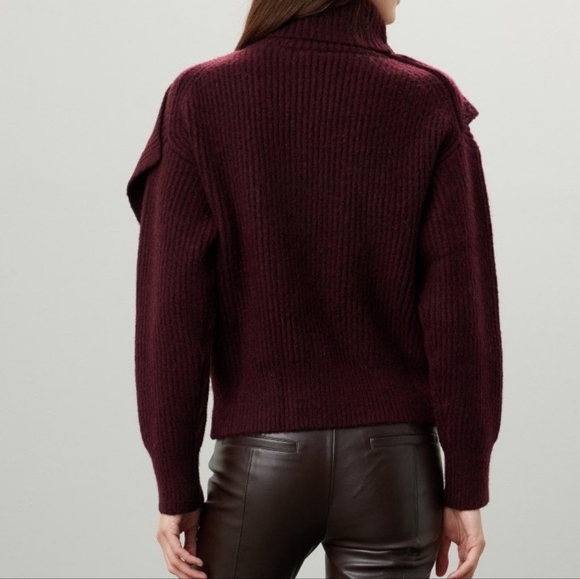 NWT THAKOON | $275 Cropped Scarf Sweater - Picture 5 of 8